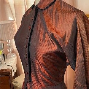 Amazing vintage hostess dress SM